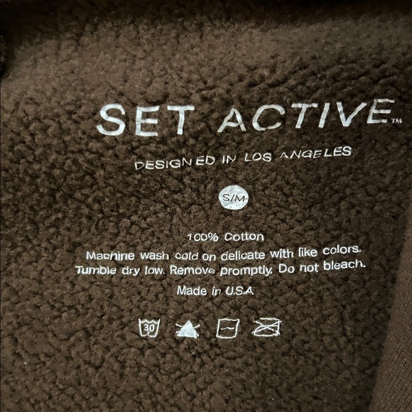 SET Active Dark Brown Trench sweatshirt - Picture 3 of 5